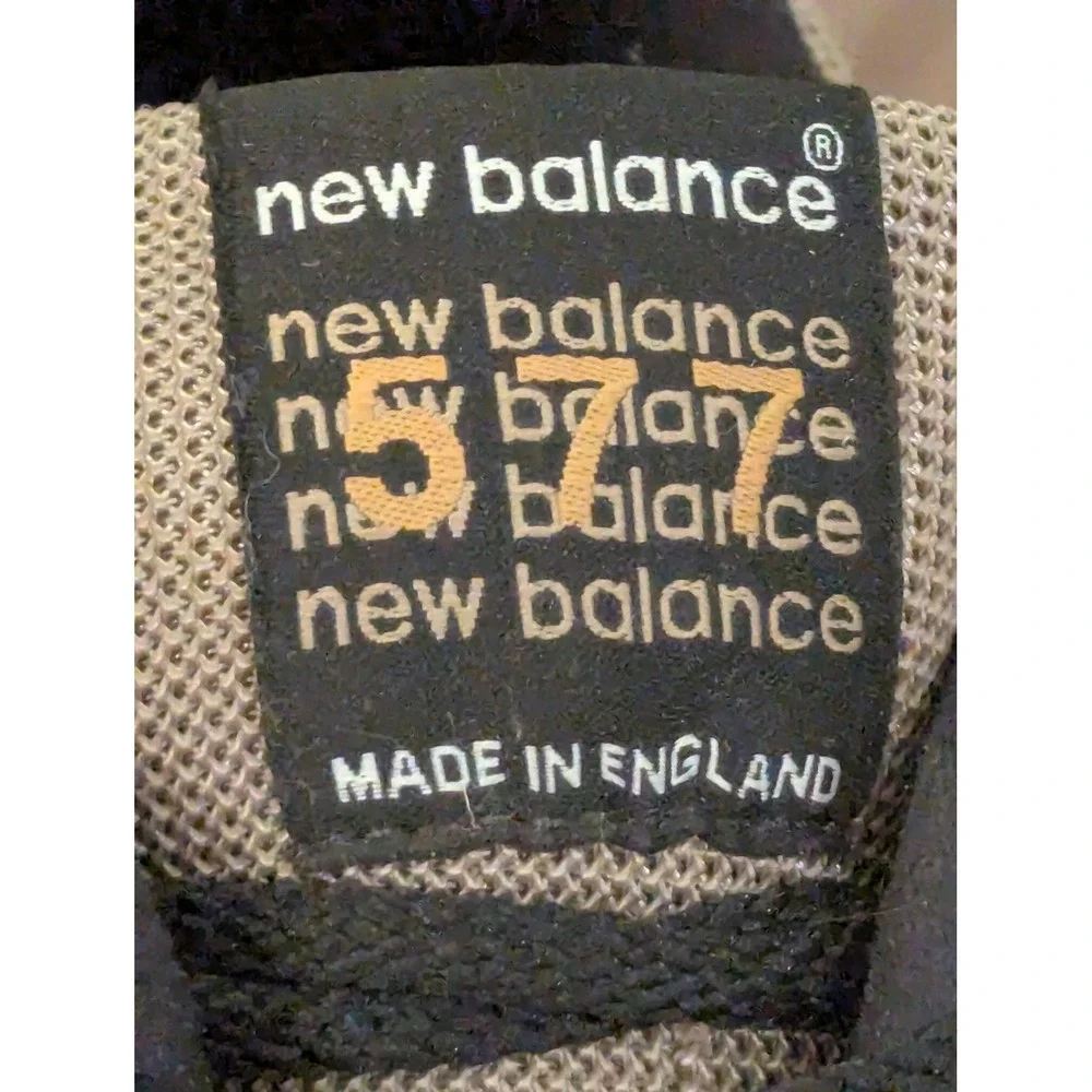 New Balance 577 M577COB Made in England Men's 14 D Brown Black Suede Sneakers